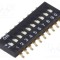 Comutator DIP-SWITCH 10 sec&Aring;&pound;iuni ON-OFF 0,025A/24VDC OMRON
