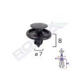 CLIPS FIXARE PENTRU TOYOTA/CITROEN/LEXUS 7X8MM - NEGRU SET 10 BUC 61993