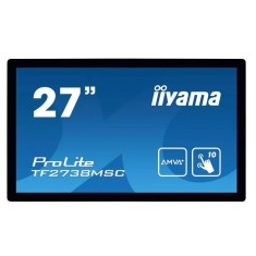 Monitor touchscreen iiyama ProLite TF2738MSC, 27&quot;, LED, FHD, 5 ms, boxe, USB, DVI, DisplayPort, HDMI, negru