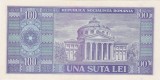 Bancnotă Rom&acirc;nia 100 lei 1966 &ndash; Nicolae Bălcescu, seria F.0163