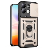 Husa Protectie CamShield Asteroid GSM Auriu pentru Xiaomi Redmi 17 4G/5G cu Stand Inel