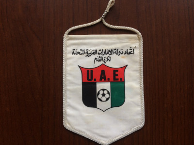 fanion fotbal Federatia de fotbal Emiratele Arabe Unite United Arab Emirates foto