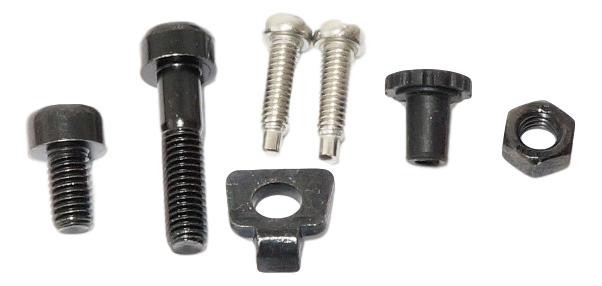 07X-7/X-Gen Fd Bolt/Screw Kit High Clamp - Silver-Black Ultimate FactoryBikes