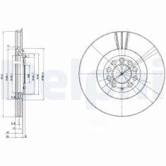 DELPHI BG3528 Disc frana