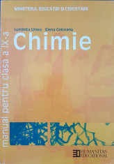 CHIMIE MANUAL PENTRU CLASA A IX-A - Ursea, Goiceanu, Tache foto