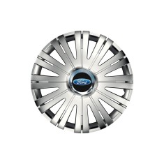 Set 4 capace roti Cu Inel Cromat Active R15 pentru gama auto Ford foto