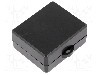 Carcasa ABS, 50mmx58mmx26mm, MASZCZYK - KM-90 BK