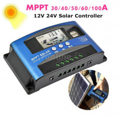 Controler solar MPPT 100A Regulator 12/24V auto charger 800W/1600W foto