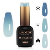 Cumpara ieftin Oja Semipermanenta Termica 3 Culori LUXORISE ThermoCool - Silky Sky 10ml