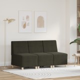 vidaXL Fotoliu cu pernă 3 pcs Verde 55 cm Piele ecologică de suede