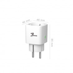 Priza wireless Zonure Smart Home WiFi 2.4GHz 16A 3600W foto