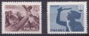 TSV % - 1955 MICHEL 897-898 POLONIA, MNH/** LUX, Nestampilat
