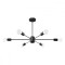 Candelabru LANGO 6 negru, Sollux Lighting