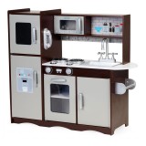 Bucatarie pentru copii, utilata cu frigider, chiuveta, aragaz, cuptor cu microunde, telefon, 83x30x95 cm, MDF, ProCart