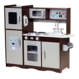 Bucatarie pentru copii, utilata cu frigider, chiuveta, aragaz, cuptor cu microunde, telefon, 83x30x95 cm, mdf MultiMark GlobalProd, ProCart