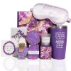 Set cadou, pentru femei, You are Beautiful, 9 piese, mov, elegant, practic, transforma orice zi obisnuita intr-un moment de liniste si incantare, Oem
