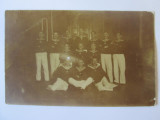 Fotografie originala D.R.P. model carte postala cu marinari germani din 1919, Alb-Negru, Europa, Militar