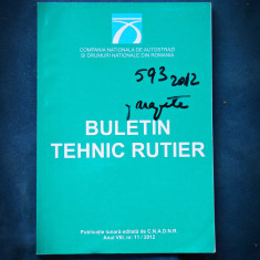 BULETIN TEHNIC RUTIER - NR. 11 / 2012