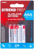 Bat&eacute;ria Strend Pro, alkalick&aacute;, tužkov&aacute;, AAA (LR03), bal. 4 ks (blister)