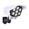 Lampă de supraveghere falsă solară, eMazing, cu 77 LED-uri, senzor de mișcare