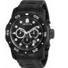 Ceas Barbatesc Invicta Pro Diver 0076 Cronograf Negru, Bratara Otel Inoxidabil, Quartz, 48mm, Rezistent Apa 20ATM
