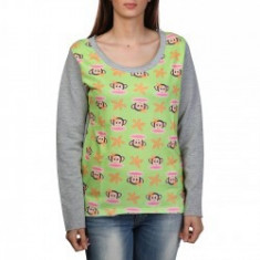 Tricou PAUL FRANK Crew Grey Green