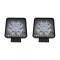 Set 2 x Proiectoare auto patrate, 54W/set, 9LED, 3.5 cm, 10/30V