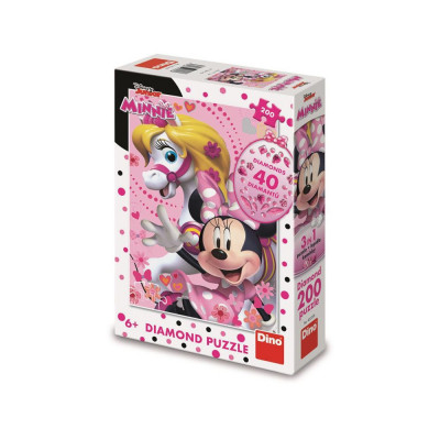 Puzzle Minnie Mouse, 200 piese - DINO TOYS foto