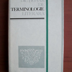 Emil Boldan - Dictionar de terminologie literara (1970, editie cartonata)