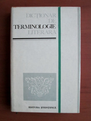 Emil Boldan - Dictionar de terminologie literara (1970, editie cartonata) foto