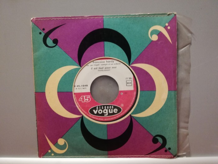 Francoise Hardy - C&#039;est a l&#039;amour...(1962/Vogue/RFG) - VINIL Single &quot;7/NM