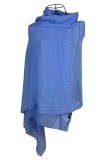 Esarfa dama uni 25V, albastru lavanda 180 x 95 cm, Marime universala