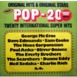 Vinil LP Various &lrm;&ndash; POP 20 - 20 International Super Hits (VG++)