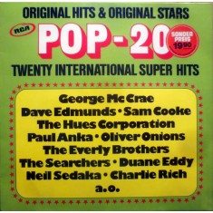 Vinil LP Various &lrm;&ndash; POP 20 - 20 International Super Hits (VG++)