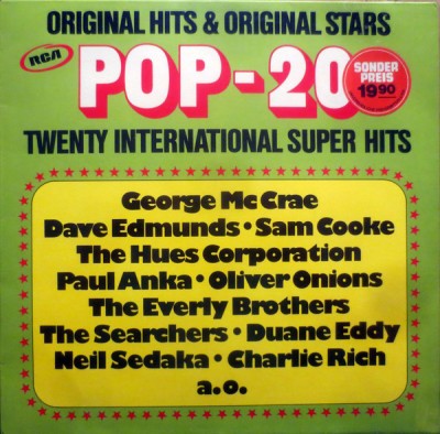 Vinil LP Various &amp;lrm;&amp;ndash; POP 20 - 20 International Super Hits (VG++) foto