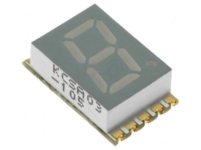 Afișaj LED 7 Segmente 7,62mm Roșu foto