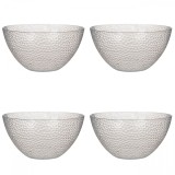 Set boluri, 4 piese, 4 l, Plastic, Transparent