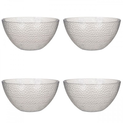 Set boluri, 4 piese, 4 l, Plastic, Transparent foto