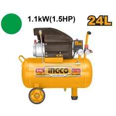 Compresor aer 24 l, 1100 w, 2850 rpm, 8 bar, 52 l/min - Ingco AC202481E