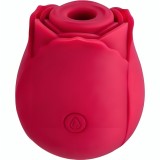 Armony-Delight Flower Cupă de Aspirație Roșu-Silicon, 10 Trepte