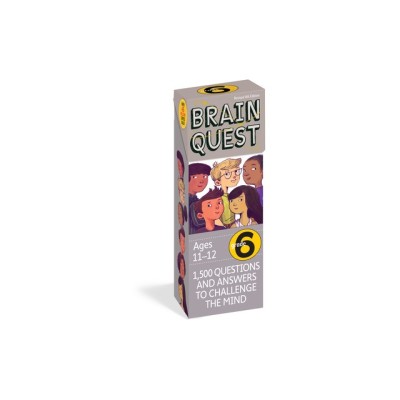 Brain Quest Grade 6, Revised 4th Edition: 1,500 Questions and Answers to Challenge the Mind foto