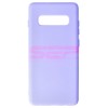 Husa Silicon Samsung Galaxy S10 Plus Mov Lavender - Calitate Superioara