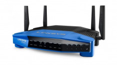 Router wireless linksys wrt1900acs 1xwan gigabit 4xlan gigabit 2.4-5ghz 4 antene detasabile dual-band ac1900 (1300/600mbps) foto