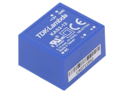 Convertor AC/DC 2W 12VDC KAS2-12 foto