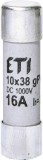 Siguranta fuzibila voltaica 16A CH10X38 gPV 1000V Eti 002625081