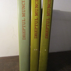 DREPTUL MUNCII TRATAT-SANDA GHIMPU ( 3 VOLUME )