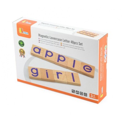 Set magnetic litere mici 40 buc, Viga foto