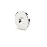 Magnet neodim 35x5 mm, gaura de 5 mm cu sanfren, disc, N35