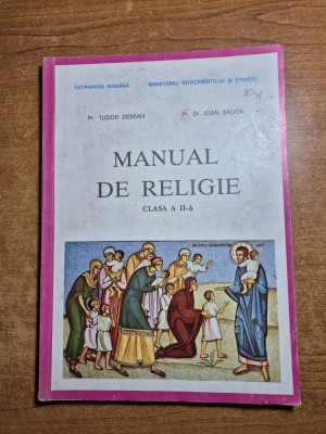 manual de religie - pentru clasa a 2-a - din anul 1992 foto