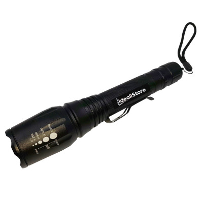 Lanterna LED IdeallStore&amp;reg;, Tracking Friend, 3 moduri iluminare, functie zoom, incarcator inclus foto